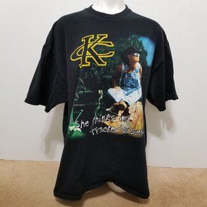 Kenny Chesney shirt XXL She Thinks My Tractor's Sexy photo graphic merch VINTAGE